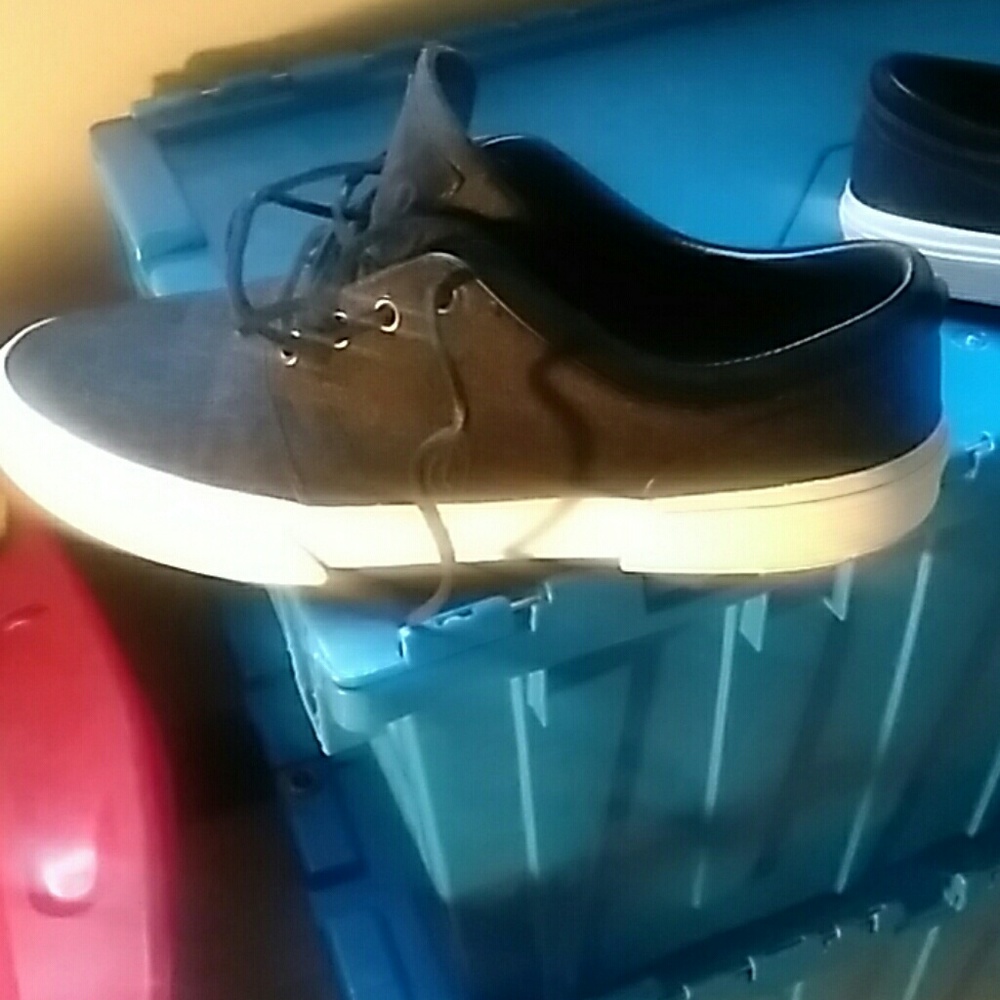 Ralph Lauren black jean shoes